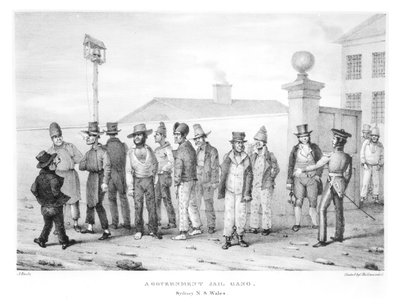 A Government Jail Gang, Sydney, New South Wales, 19th century by Augustus Earle